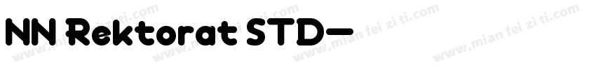 NN Rektorat STD字体转换
